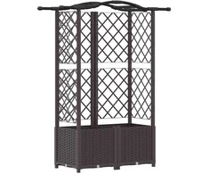 Pakeltas lovas su trelėmis ir stogu Ruda 122 x 40 x 141 cm PP