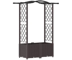 Pakeltas lovas su trelėmis ir stogu Ruda 125 x 40 x 138 cm PP