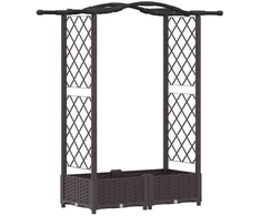 Pakeltas lovas su trelėmis ir stogu Ruda 124 x 40 x 125 cm PP