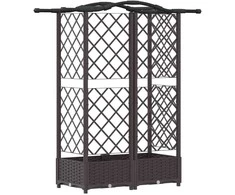 Pakeltas lovas su trelėmis ir stogu Ruda 124 x 40 x 123 cm PP