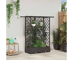 Pakeltas lovas su trelėmis ir stogu Ruda 124 x 40 x 123 cm PP
