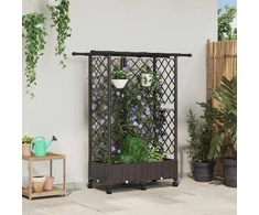Pakeltas lovas su trelėmis ir stogu Ruda 124 x 40 x 127 cm PP