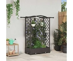 Pakeltas lovas su trelėmis ir stogu Ruda 124 x 40 x 126 cm PP
