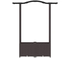 Pakeltas lovas su trelėmis ir stogu Ruda 125 x 40 x 138 cm PP
