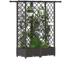 Pakeltas lovas su trelėmis ir stogu Ruda 124 x 40 x 121 cm PP