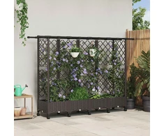 Pakeltas lovas su trelėmis ir stogu Ruda 202,5 x 40 x 127 cm PP