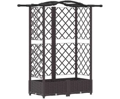 Pakeltas lovas su trelėmis ir stogu Ruda 124 x 40 x 126 cm PP