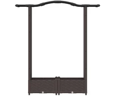 Pakeltas lovas su trelėmis ir stogu Ruda 124 x 40 x 123 cm PP