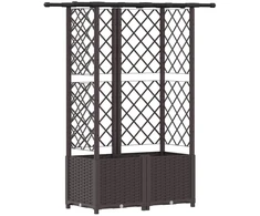 Pakeltas lovas su trelėmis ir stogu Ruda 124 x 40 x 138 cm PP