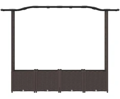 Pakeltas lovas su trelėmis ir stogu Ruda 204 x 40 x 138 cm PP