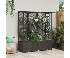 Pakeltas lovas su trelėmis ir stogu Ruda 163,5 x 40 x 138 cm PP