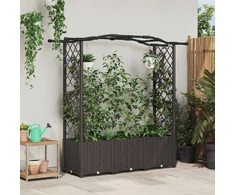 Pakeltas lovas su trelėmis ir stogu Ruda 164 x 40 x 142 cm PP