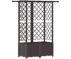 Pakeltas lovas su trelėmis ir stogu Ruda 124,5 x 40 x 138 cm PP