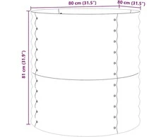 Pakelta lova Ruda 80 x 80 x 81 cm Plienas