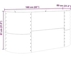 Pakelta lova Ruda 160 x 80 x 81 cm Plienas
