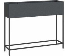 Pakeltas Sodo Vazonas Antracitas 100 x 26 x 82 cm Plienas