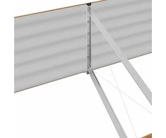 Pakelta lova Ruda 240 x 80 x 44 cm Plienas