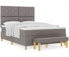 Kiemas lova su pagalve Tortora 140 x 190 cm audinys