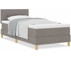 Kiemas lova su pagalve Tortora 100 x 200 cm audinys