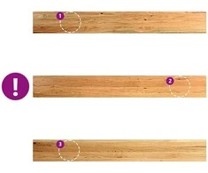 Palangės, 2 vnt, šviesiai rudos, 160x20x2 cm, ąžuolo medienos