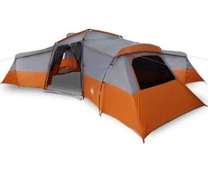 Šeimos palapinė Pilka ir oranžinė 833 x 585 x 216 cm tafta