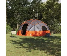 Kupolinis palapinė Pilka ir oranžinė 475 x 475 x 235 cm tafta