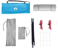 Vidinė palapinė su stogu Mėlyna 280 x 220 x 176 cm tafta