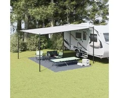 Palapinės kilimėlis Mėlyna ir Pilka 500 × 300 cm Polietilenas