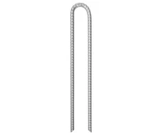 Palapinės kaiščiai, 12vnt., 41,5cm, skersmuo 12mm, U forma