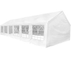 Palapinės medžiaga be rėmo Baltas 12 x 6 m PE