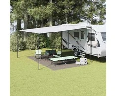 Palapinės kilimėlis Šviesiai pilka 500 × 300 cm Polietilenas