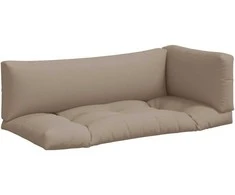 Palečių pagalvėlės, 3vnt., taupe spalvos, audinys