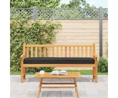 Pallet pagalvė Juoda 180 x 40 x 8 cm Oksfordo audinys
