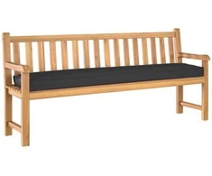 Pallet pagalvė Juoda 180 x 40 x 8 cm Oksfordo audinys