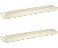 Pallet pagalvių rinkinys 2 pcs Kreminė 200 x 40 x 8 cm