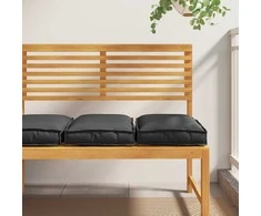 Pagalvėlė 2 pcs Juoda 40 x 40 x 8 cm Oksfordo audinys
