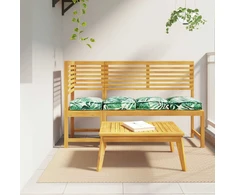 Pagalvėlė 4 pcs Lapų raštas 40 x 40 x 8 cm Oksfordo audinys