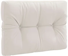 Pallet atlošas VIANEN 100% poliesteris Balta 70 x 50 x 12 cm
