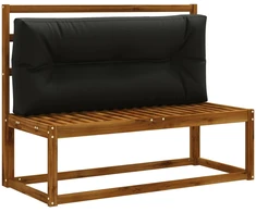 Pallet atlošas VIANEN 100% poliesteris Juoda 120 x 40 x 12 cm