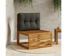 Pallet atlošas VIANEN 100% poliesteris Juoda 70 x 60 x 12 cm