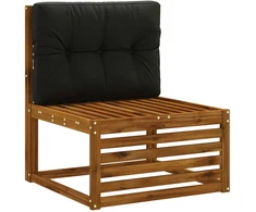 Pallet atlošas VIANEN 100% poliesteris Juoda 70 x 50 x 12 cm
