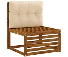 Pallet atlošas VIANEN 100% poliesteris Kreminė 70 x 50 x 12 cm