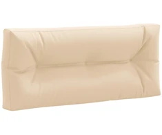 Pallet atlošas VIANEN 100% poliesteris Kreminė 120 x 60 x 12 cm