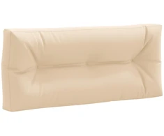 Pallet atlošas VIANEN 100% poliesteris Kreminė 120 x 50 x 12 cm