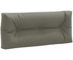 Pallet atlošas VIANEN 100% poliesteris Pilka 120 x 40 x 12 cm