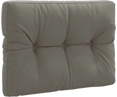 Pallet atlošas VIANEN 100% poliesteris Pilka 70 x 60 x 12 cm