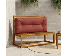 Pallet atlošas VIANEN 100% poliesteris Raudona 120 x 50 x 12 cm