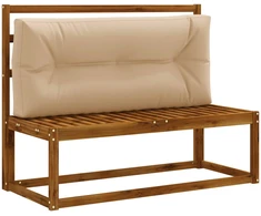 Pallet atlošas VIANEN 100% poliesteris Smėlio 120 x 60 x 12 cm