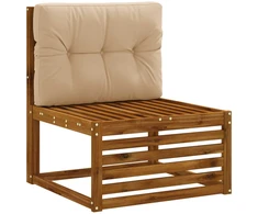 Pallet atlošas VIANEN 100% poliesteris Smėlio 70 x 60 x 12 cm
