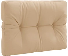 Pallet atlošas VIANEN 100% poliesteris Smėlio 70 x 50 x 12 cm